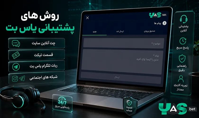 روش های پشتیبانی یاس بت